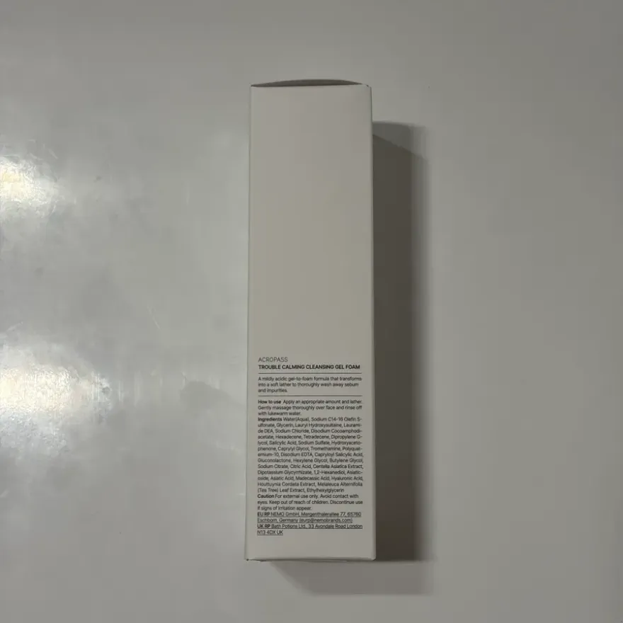 트러블 피부 위한 약산성 클렌징젤, 아크로패스 후기 — 사진 4