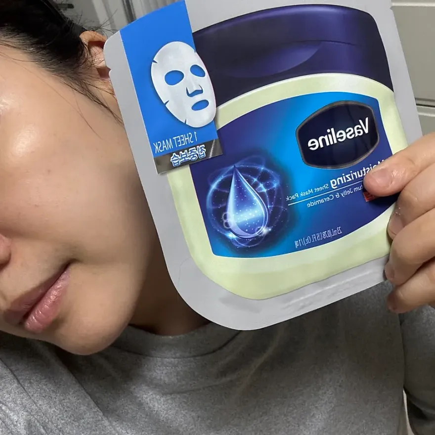 다이소 바세린 마스크팩 여름철 속건조 집중보습 후기 — 사진 17