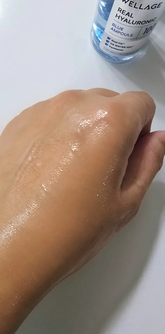 웰라쥬 히알루로닉 블루 앰플 & 마스크팩 사용 후기 — 사진 5