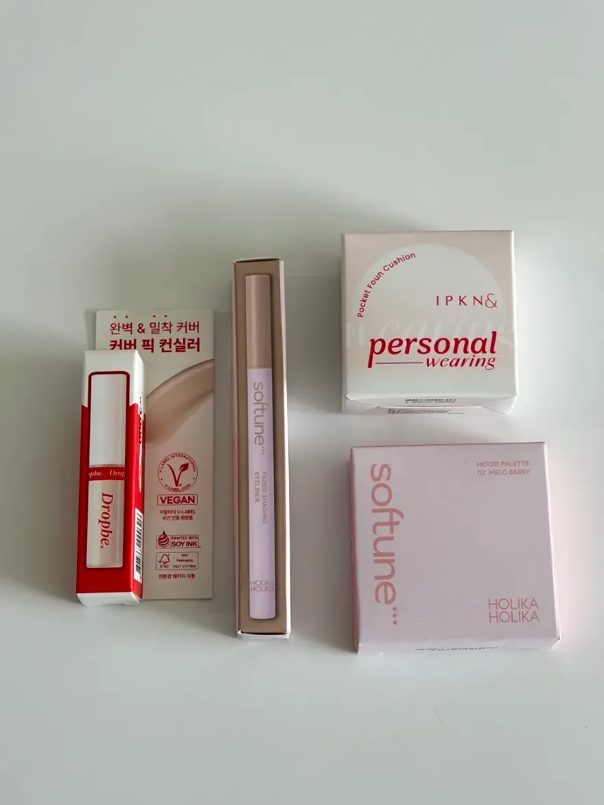 다이소 입큰 포켓쿠션·드롭비 컨실러 모공 커버 후기 — 사진 2