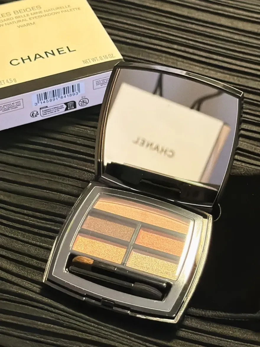 샤넬 레 베쥬 아이섀도우 팔레트 웜 데일리 브라운 메이크업 후기 — 사진 4