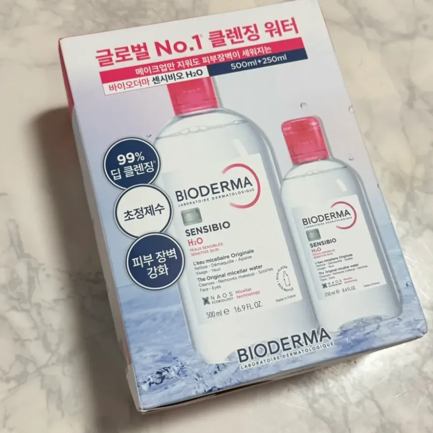  바이오더마 센시비오 클렌징 워터, 민감성 피부 자극 없이 순하게