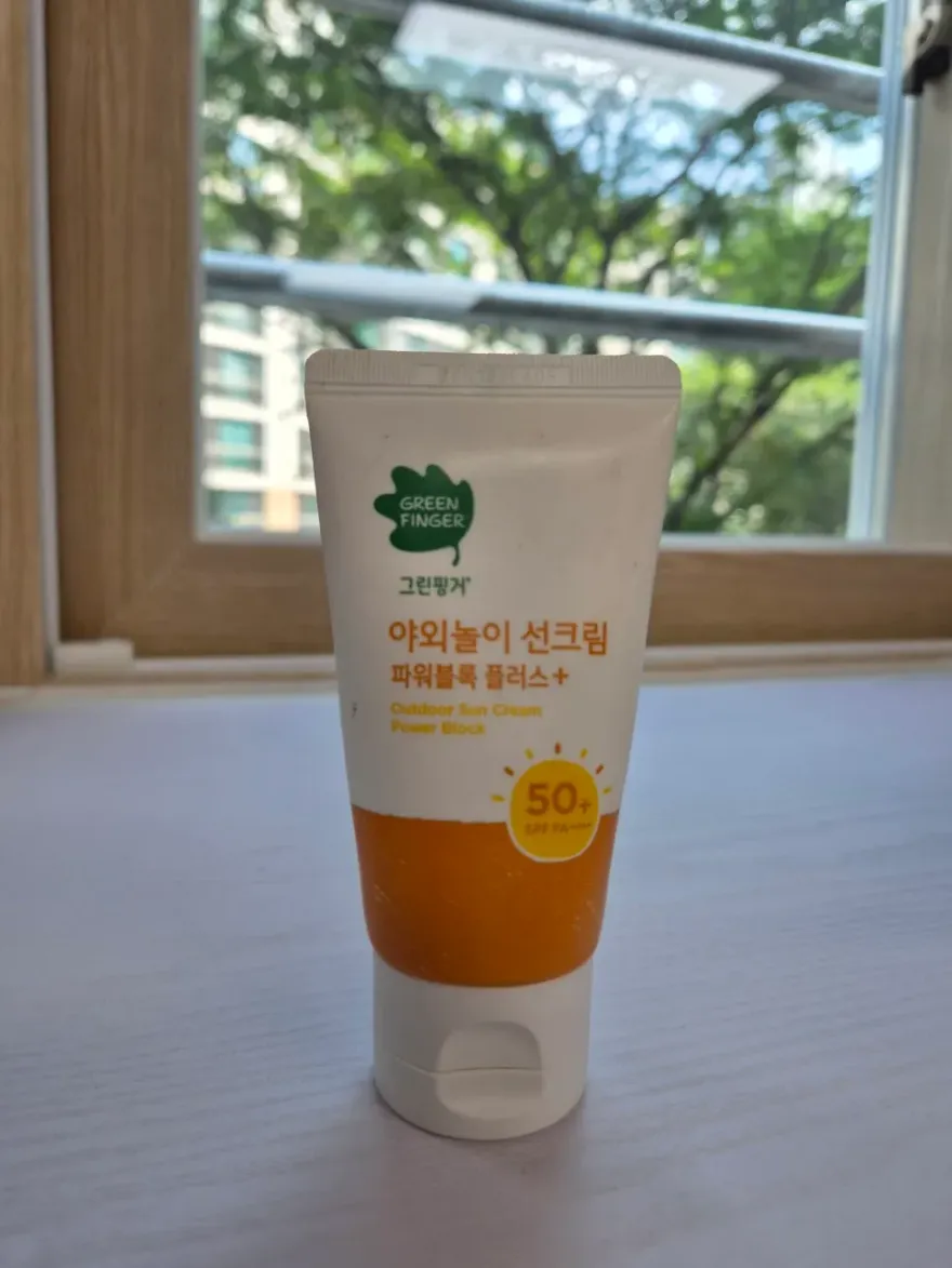  그린핑거 야외놀이 선크림, 아이 피부 보호 위한 무기자차