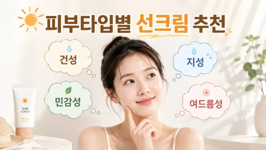 유기자차 무기자차 선크림 피부타입별 추천 기준 — 사진 6
