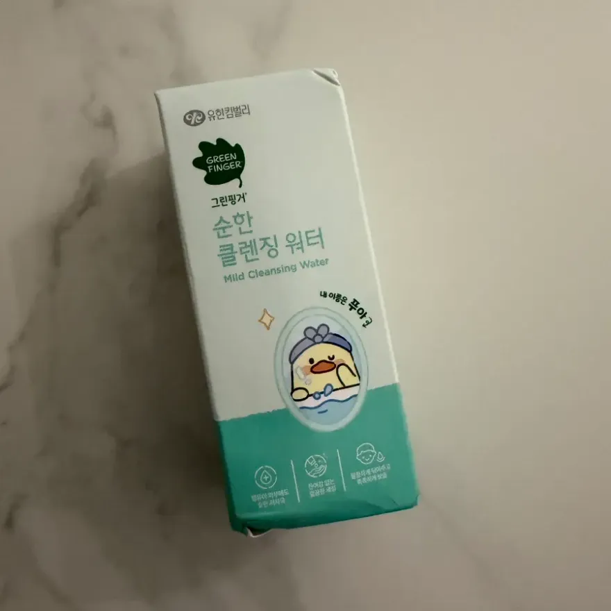  아기 선크림 클렌징워터, 순하고 눈 따가움 없이 잘 지워져요