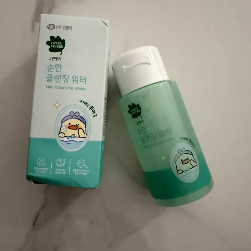아기 선크림 클렌징워터, 순하고 눈 따가움 없이 잘 지워져요 — 사진 3