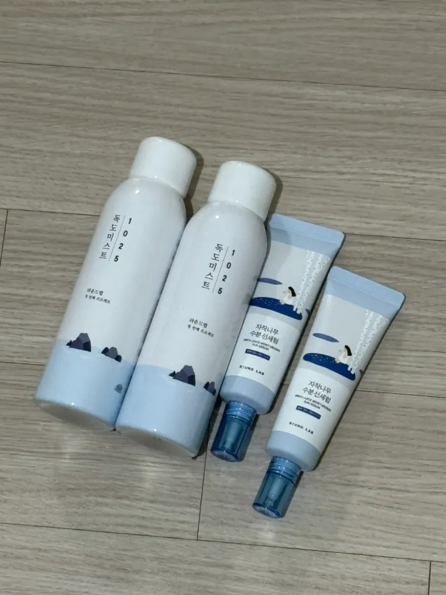 라운드랩 자작나무 수분 선세럼 & 독도 미스트 사용 후기 — 사진 4