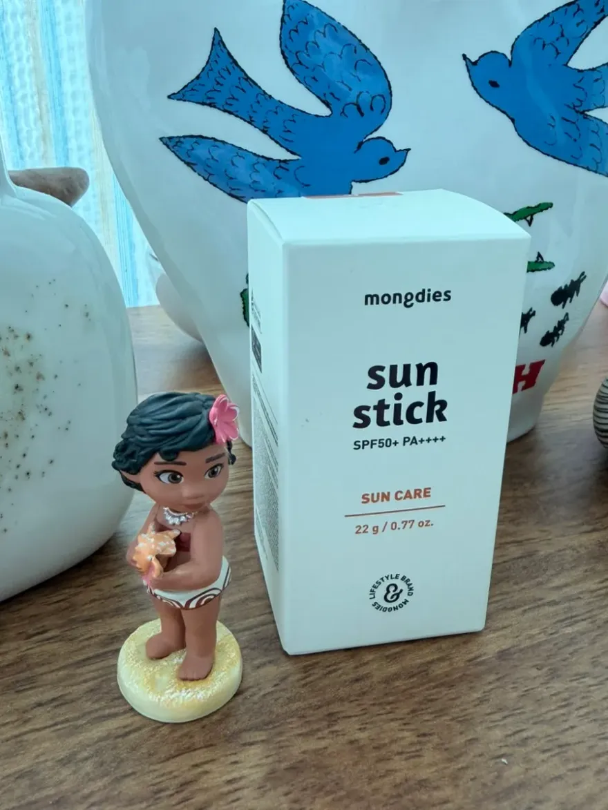 돌 아기 선스틱 추천: 몽디에스 무기자차 선스틱 여름 외출 필수템 — 사진 4