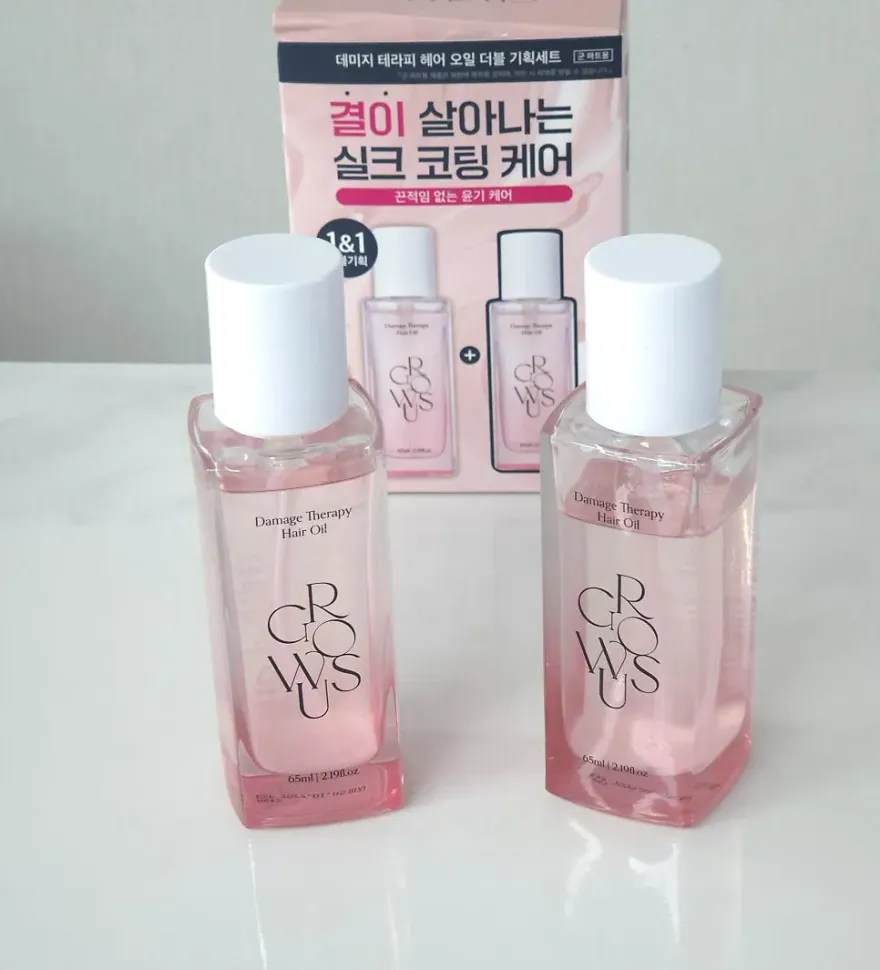 그로우어스 데미지 테라피 헤어 오일 푸석한 머릿결 케어 후기 — 사진 2