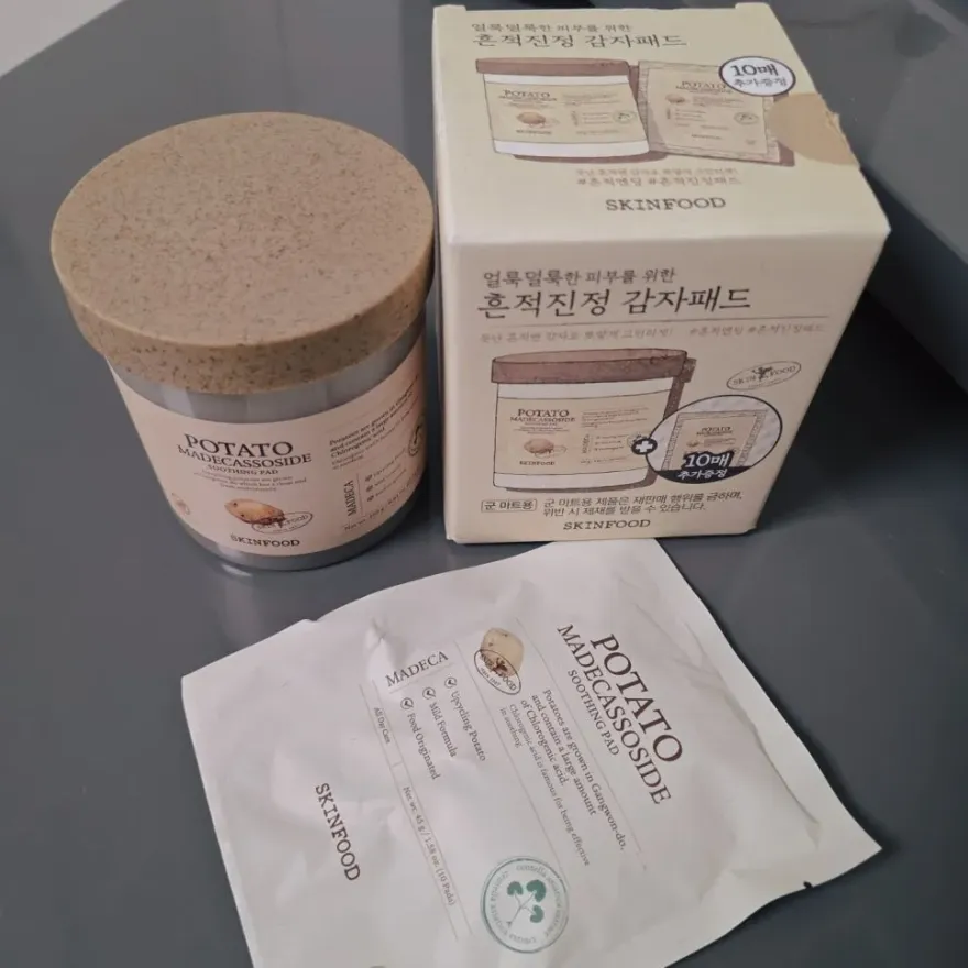PX 스킨푸드 감자패드, 흔적 진정 토너패드 사용 후기 — 사진 2