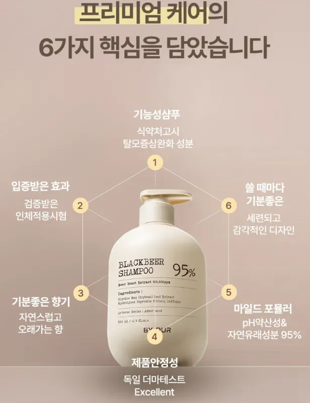 바이아우어 맥주효모 샴푸, 쫀쫀한 거품과 은은한 향 — 사진 5